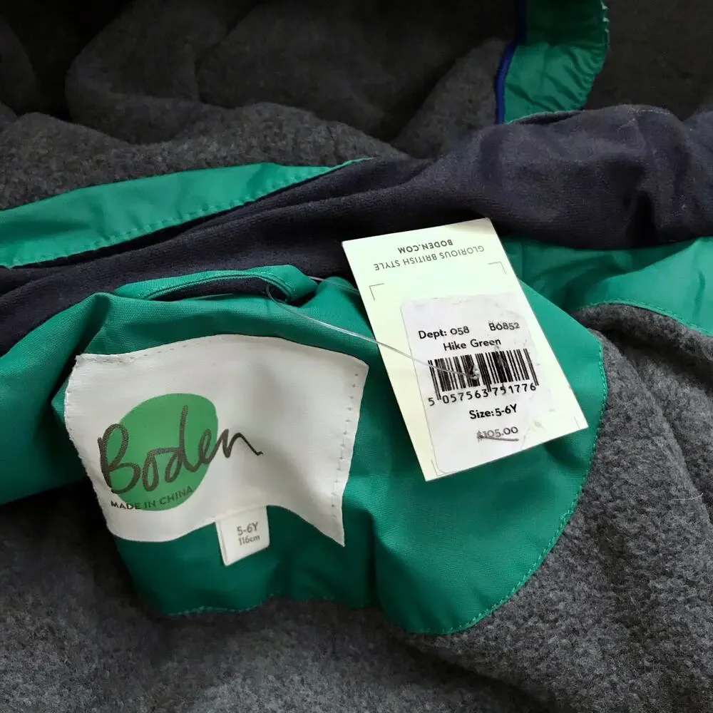 Boden NWT Parka Jacket for Boys Size 5-6Y - Picture 12 of 15